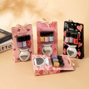 Aromatherapy set (Ceramic Burner and Essential oil)