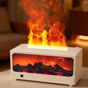 Flame fireplace diffuser
